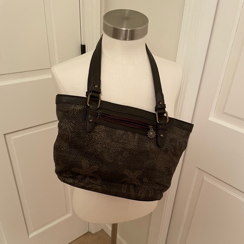 Vintage Sunny Hawaii purse, brown leather, no size